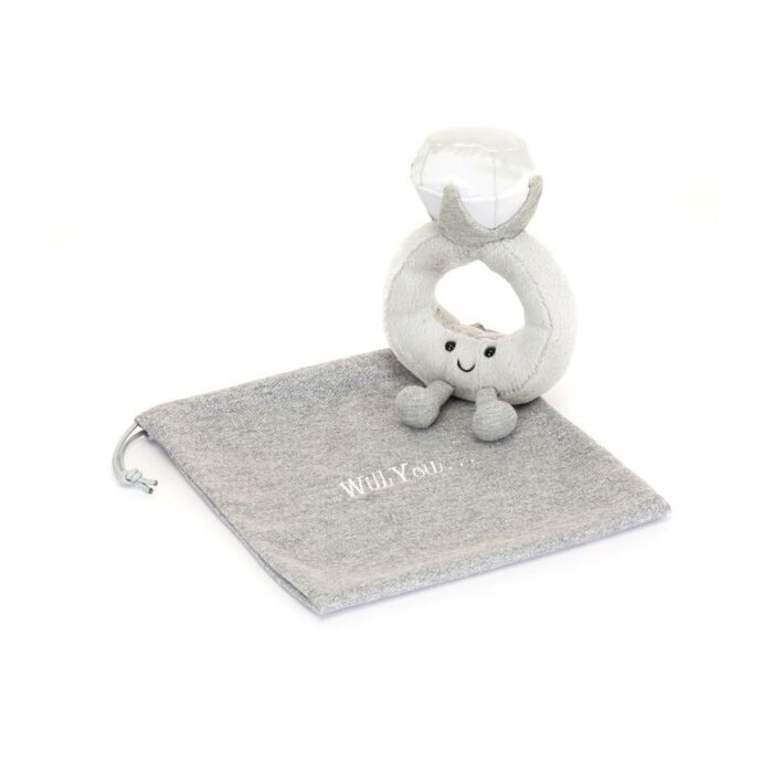 Amuseables Diamond Ring with Personalised Bag