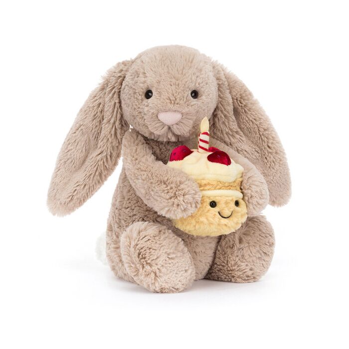 Bashful Beige Bunny 'Birthday'