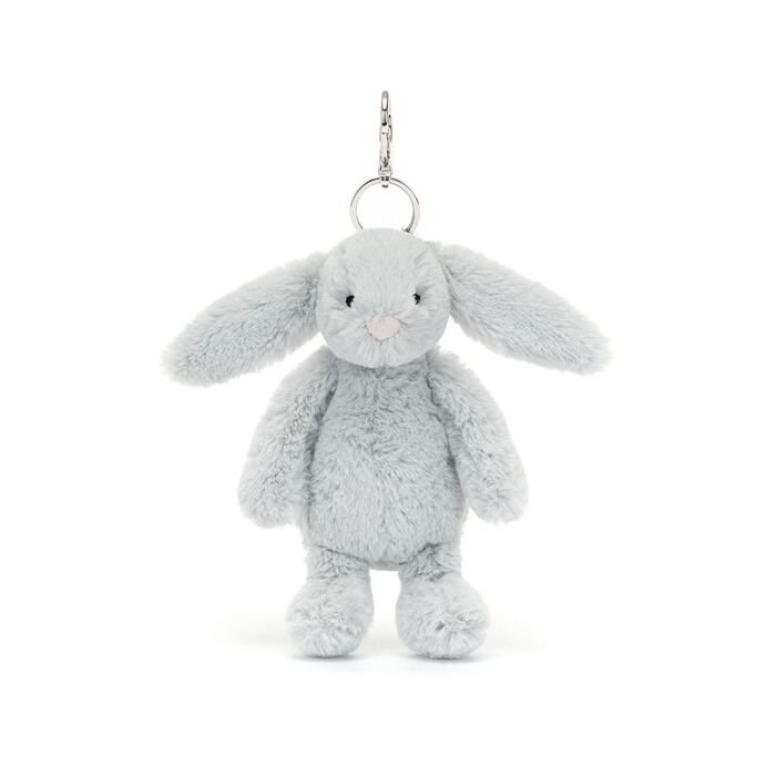 Bashful Silver Bunny Bag Charm