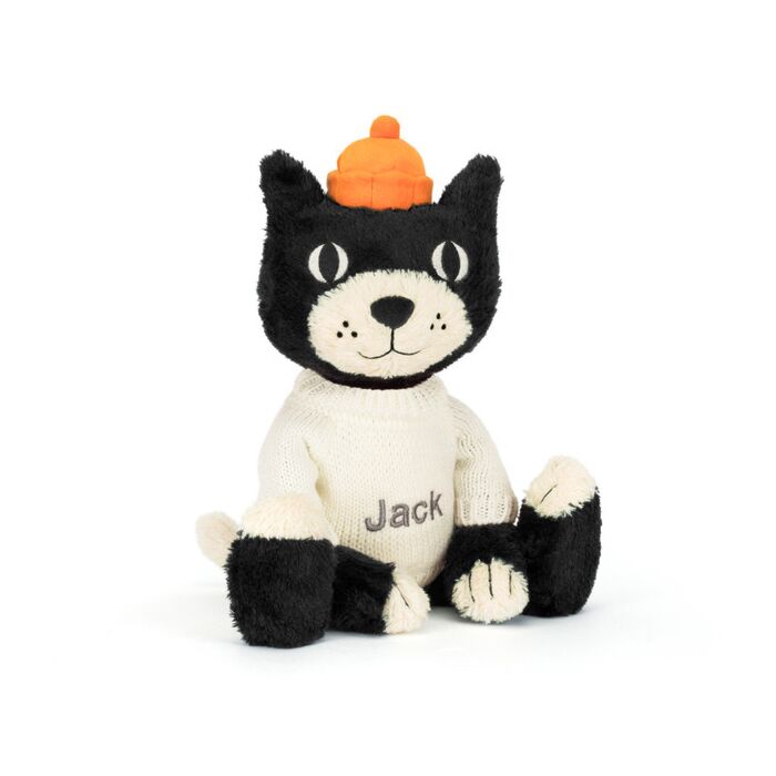 Jellycat Jack with Personalised Cream Jumper
