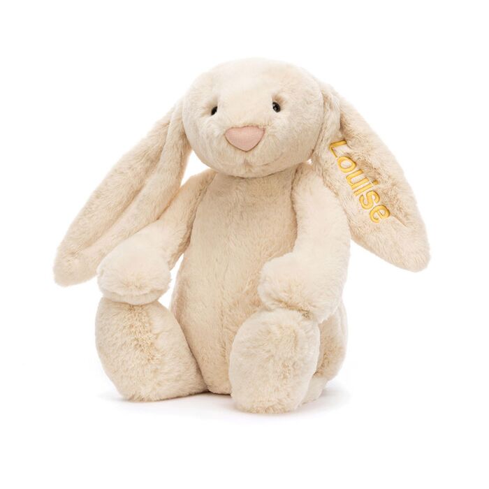 Personalised Bashful Luxe Bunny Willow Huge