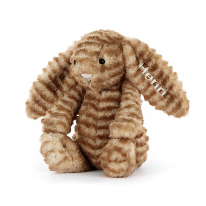 Personalised Bashful Luxe Bunny Juniper