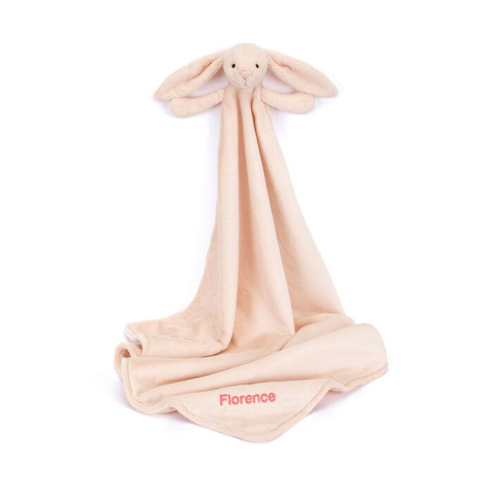 Personalised Bashful Blush Bunny Blankie