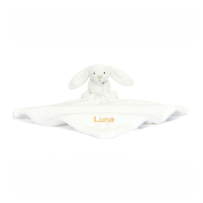 Personalised Bashful Luxe Bunny Luna Soother