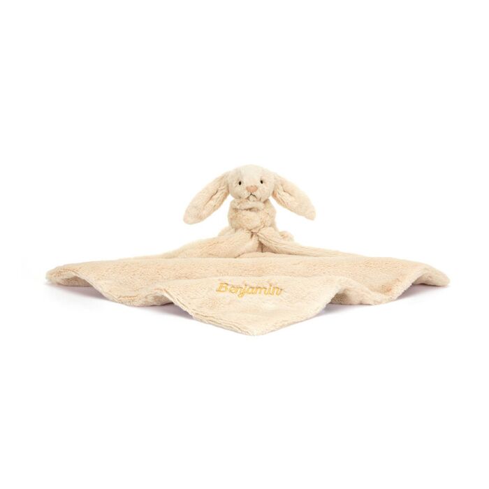 Personalised Bashful Luxe Bunny Willow Soother