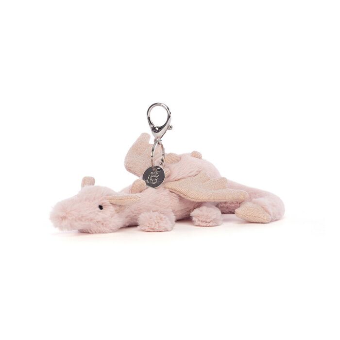 Rose Dragon Bag Charm