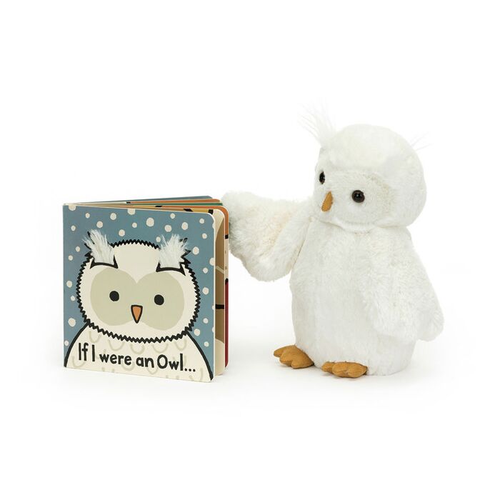 If I Were An Owl Board Book and Bashful Owl Medium
