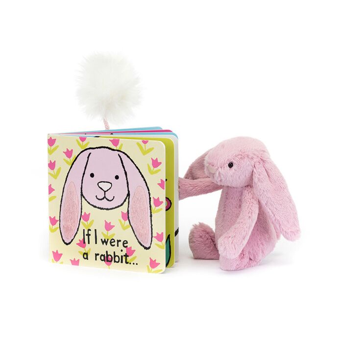 If I Were A Rabbit Book and Bashful Tulip Bunny Small