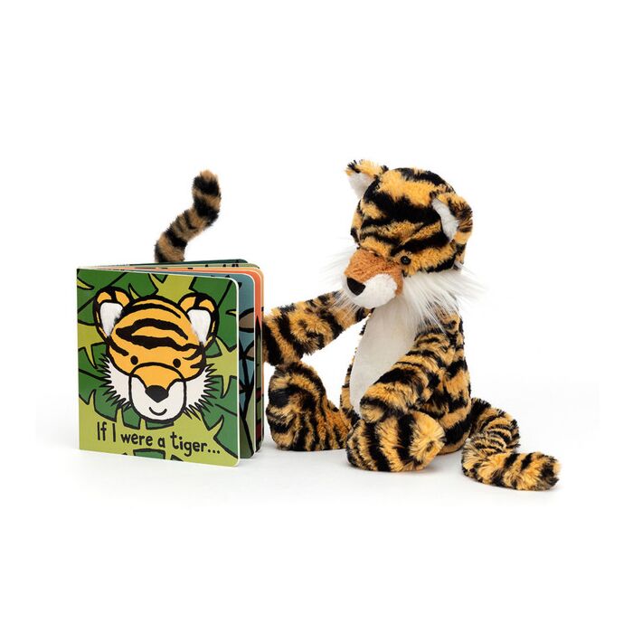 If I Were A Tiger Book and Bashful Tiger Medium
