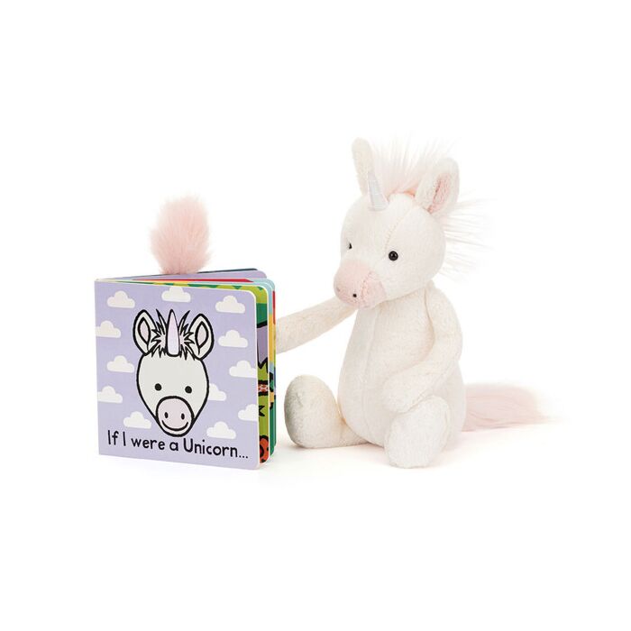 If I Were a Unicorn Board Book and Bashful Unicorn Medium