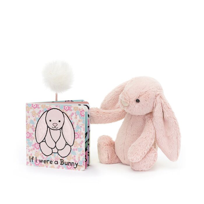 If I Were a Bunny Book and Bashful Blush Bunny Medium
