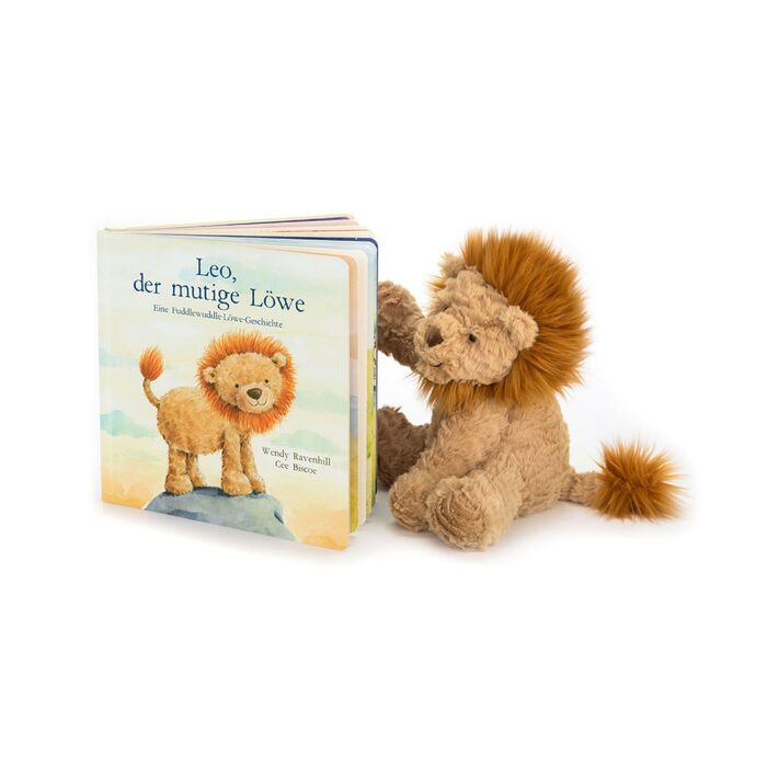 Leo  Der Mutige Lowe Buch and Fuddlewuddle Lion Medium