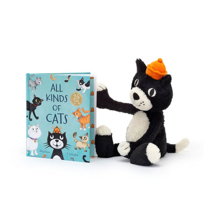 All Kinds of Cats Book and Jellycat Jack Medium
