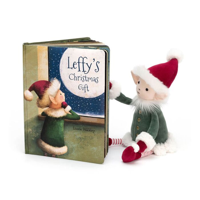 Leffy's Christmas Gift Book and Leffy Elf Medium