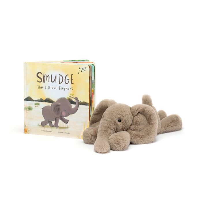 Smudge the Littlest Elephant Book and Smudge Elephant Medium