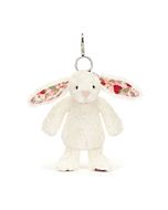 Blossom Cream Bunny 'Berry' Bag Charm