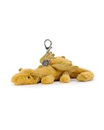 Golden Dragon Bag Charm