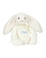 Bashful Luxe Bunny Nimbus with Personalised Cream Jumper
