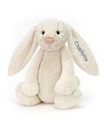 Personalised Bashful Cream Bunny Huge