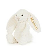 Personalised Bashful Luxe Bunny Nimbus