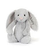 Personalised Bashful Shimmer Bunny Medium
