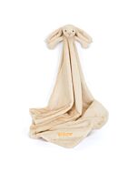 Personalised Bashful Luxe Bunny Willow Blankie