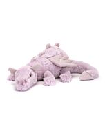 Personalised Lavender Dragon Huge