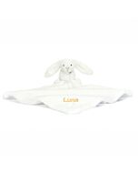 Personalised Bashful Luxe Bunny Luna Soother