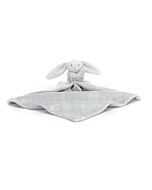 Personalised Bashful Silver Bunny Soother