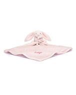 Personalised Bashful Pink Bunny Soother