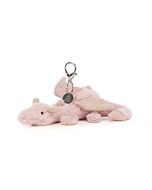 Rose Dragon Bag Charm
