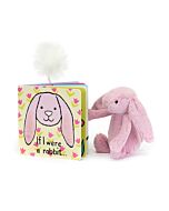 If I Were A Rabbit Book and Bashful Tulip Bunny Small