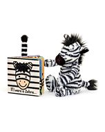 If I Were A Zebra Board Book and Bashful Zebra Medium