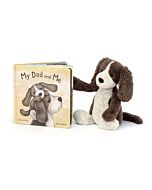 My Dad and Me Book and Bashful Fudge Puppy Medium