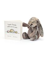 Lapin Timide Veille Sur Tes Nuits and Bashful Cottontail Bunny Medium