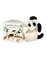Puppy Makes Mischief Book and Bashful Puppy Medium