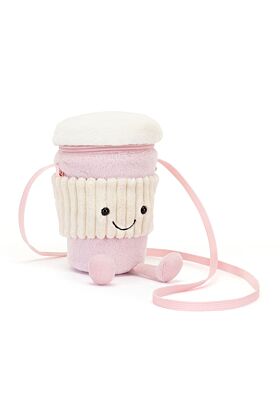 Amuseables Coffee-To-Go Pink Bag