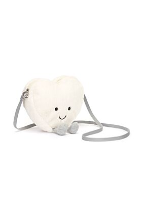 Amuseables Cream Heart Bag
