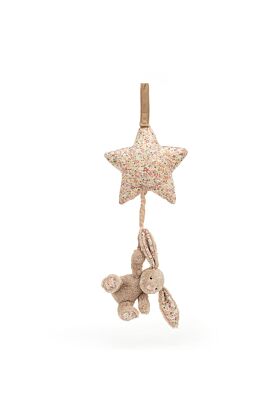 Blossom Bea Beige Bunny Musical Pull