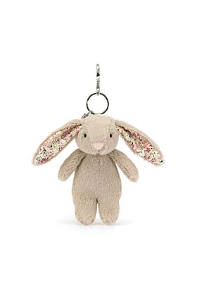 Blossom Beige Bunny Bag Charm