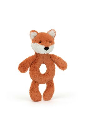 Bashful Fox Cub Ring Rattle