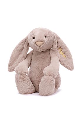 Personalised Bashful Luxe Bunny Rosa Huge