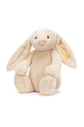 Personalised Bashful Luxe Bunny Willow Huge