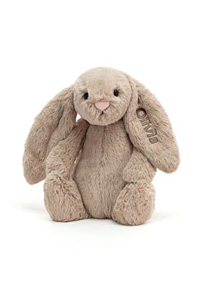 Personalised Bashful Beige Bunny Medium