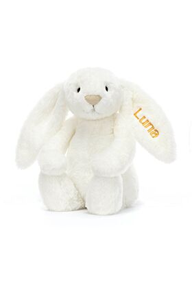 Personalised Bashful Luxe Bunny Luna Medium
