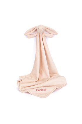 Personalised Bashful Blush Bunny Blankie