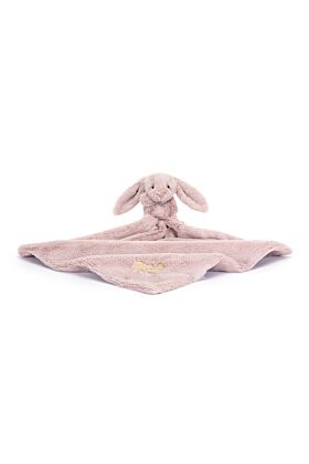 Personalised Bashful Luxe Bunny Rosa Soother