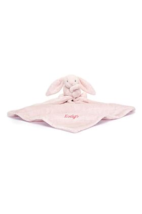 Personalised Bashful Pink Bunny Soother