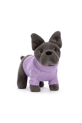 Sweater French Bulldog Purple