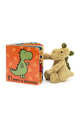 If I Were A Dinosaur Book and Bashful Dino Small